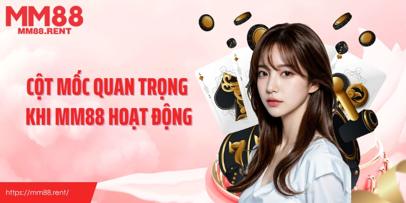 Cột mốc quan trọng khi MM88 hoạt động