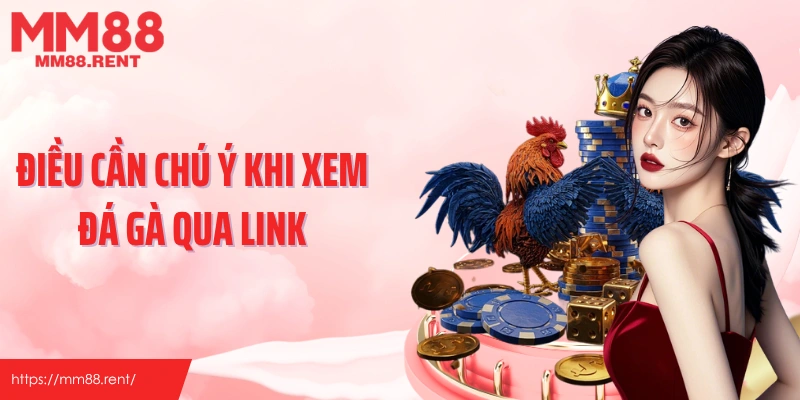 Điều cần chú ý khi xem đá gà qua link